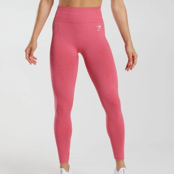 Gymshark Pants - Gymshark Women's Vital Leggings Size M Pink Seamless Compression Gym Yoga Run